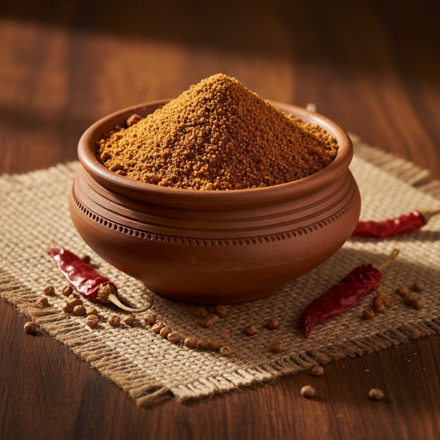 Horse Gram (Huruli kaalu) Chutney Powder